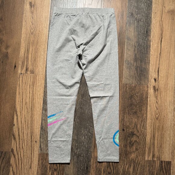 Lands' End Novelty Ankle Leggings Girls' Size XL 16+ in Sparkle Star Gray NWOT! - Picture 5 of 6